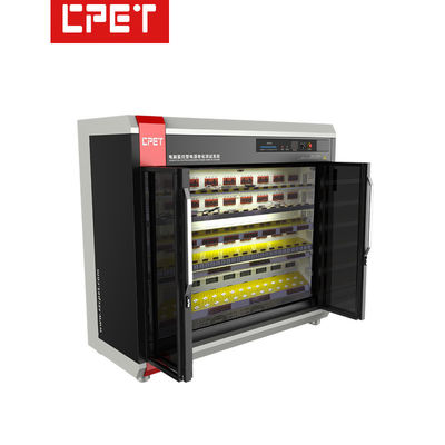 300W सिंगल चैनल 192CH लोड चैनल एजिंग टेस्ट सिस्टम 3-60V लोड वोल्टेज बर्न इन कैबिनेट के साथ